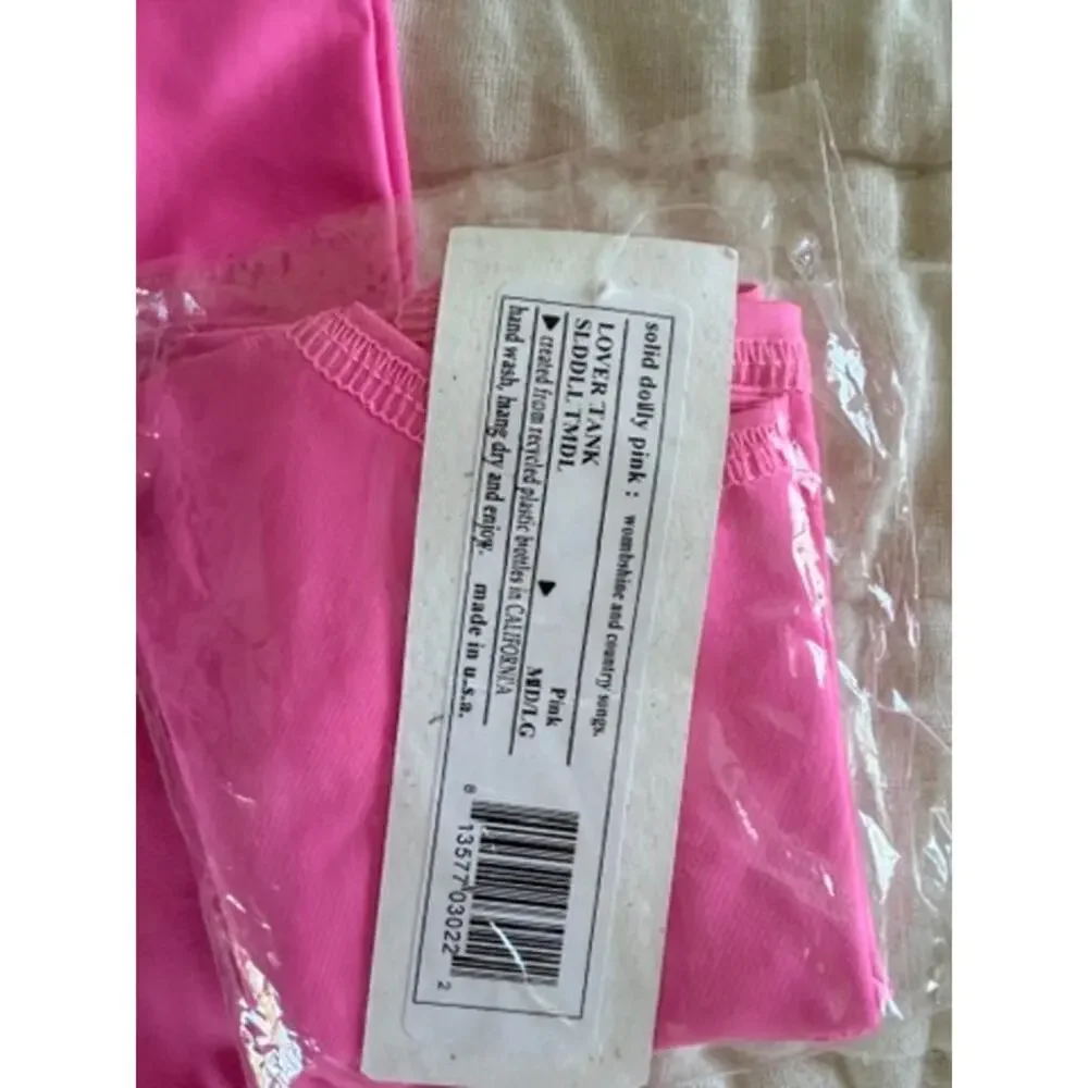 Teeki Dolly Pink Sun Short & Tank Matching Set NWT